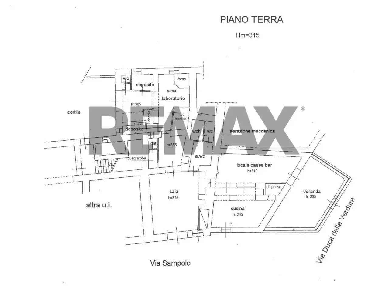 Negozio in Via Duca della Verdura 115, Palermo, {3} - Planimetria 1