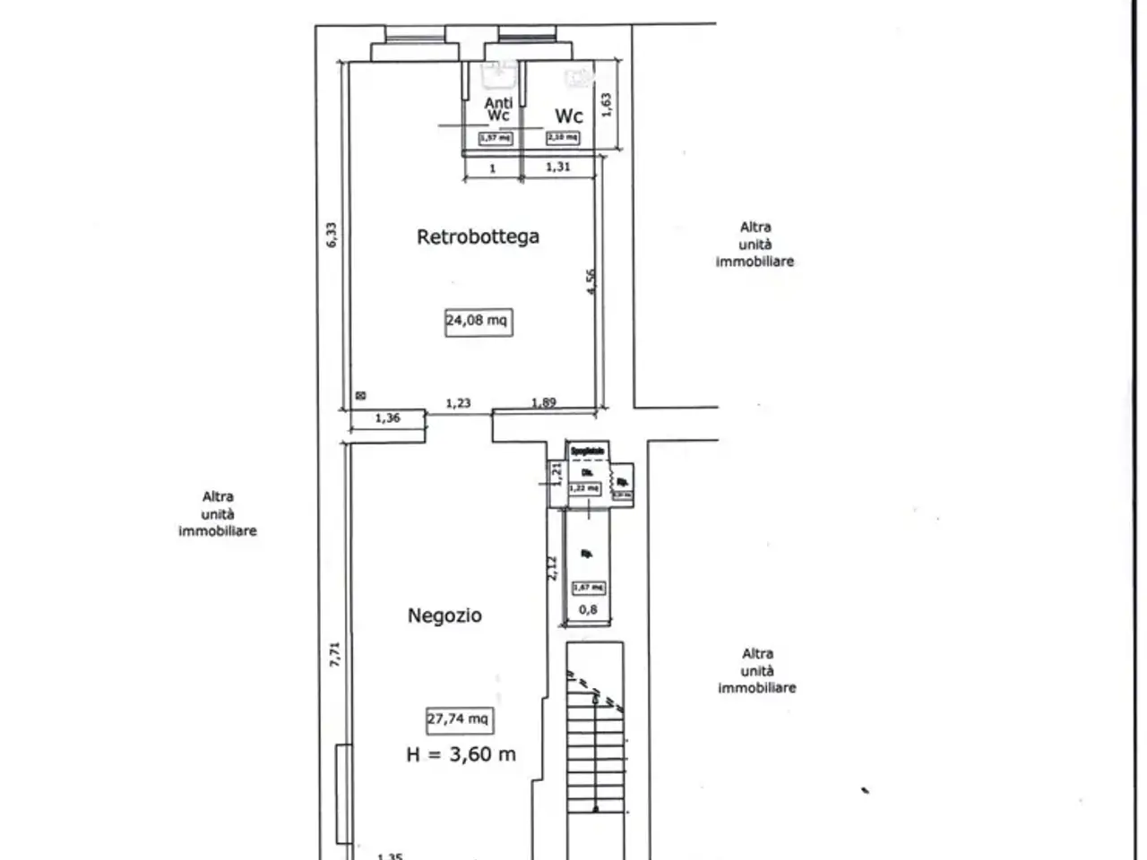 Negozio in Via Nazionale  227, Messina, {3} - Planimetria 1