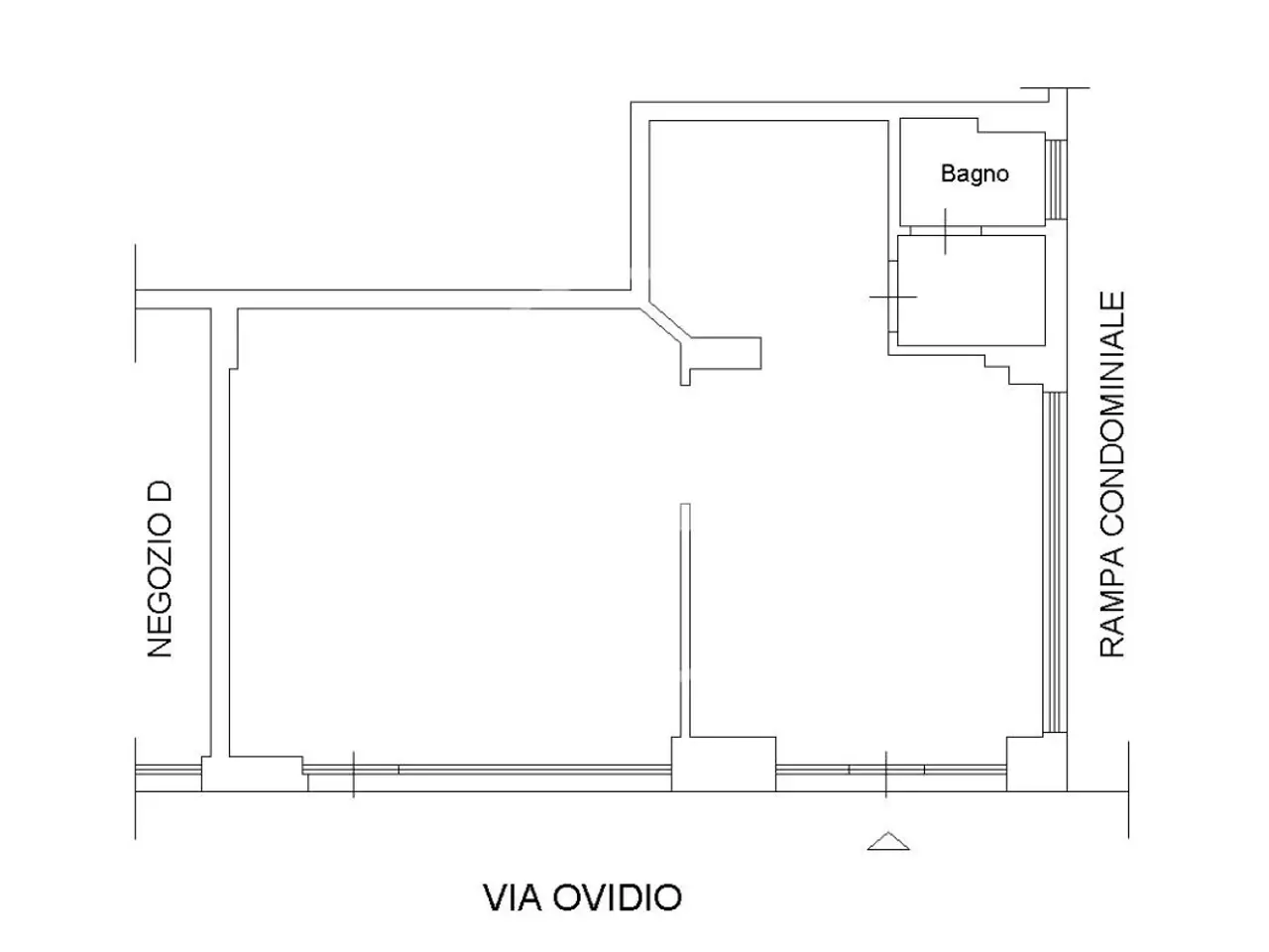 Negozio in Via Ovidio, 7 7, Pomezia, {3} - Planimetria 1