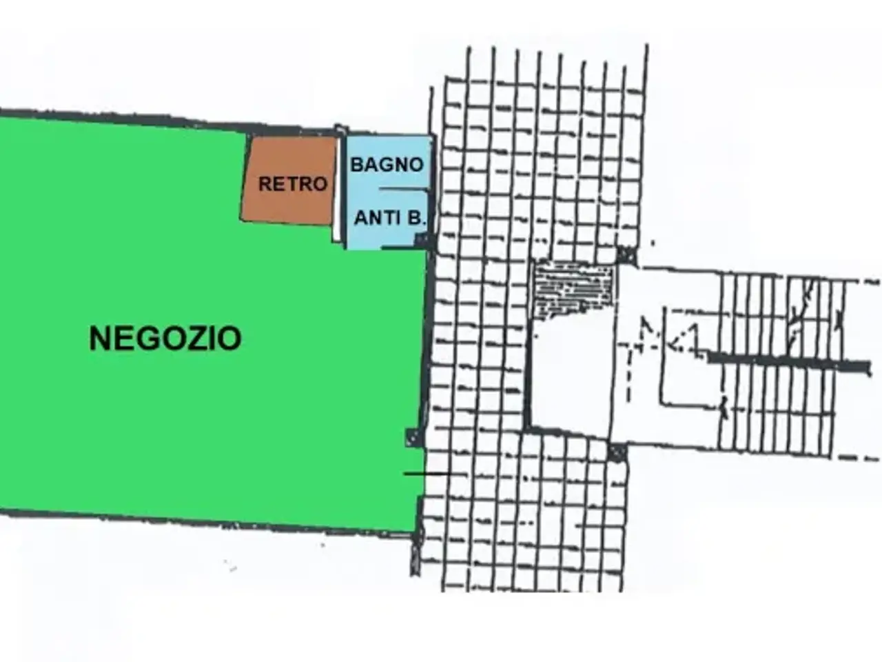 Negozio in Via Leonardo da Vinci 50, Venaria Reale, {3} - Planimetria 1