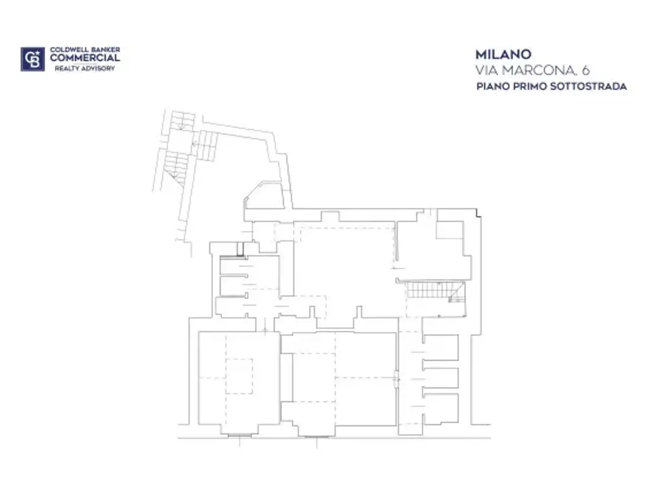 Negozio in Via Marcona 6, Milano, {3} - Planimetria 1