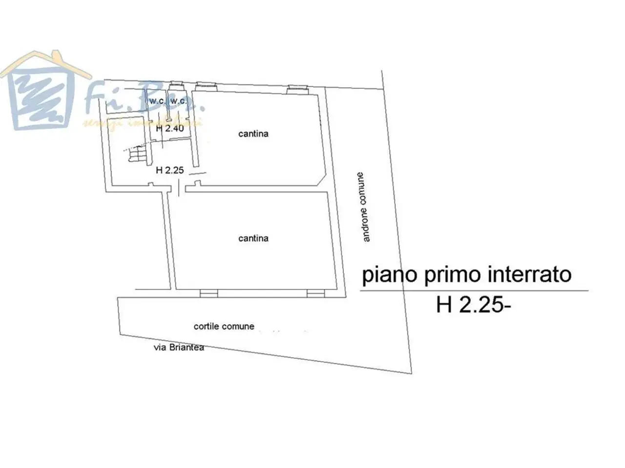 Negozio in Via Briantea 14, Cernusco Sul Naviglio, {3} - Planimetria 1