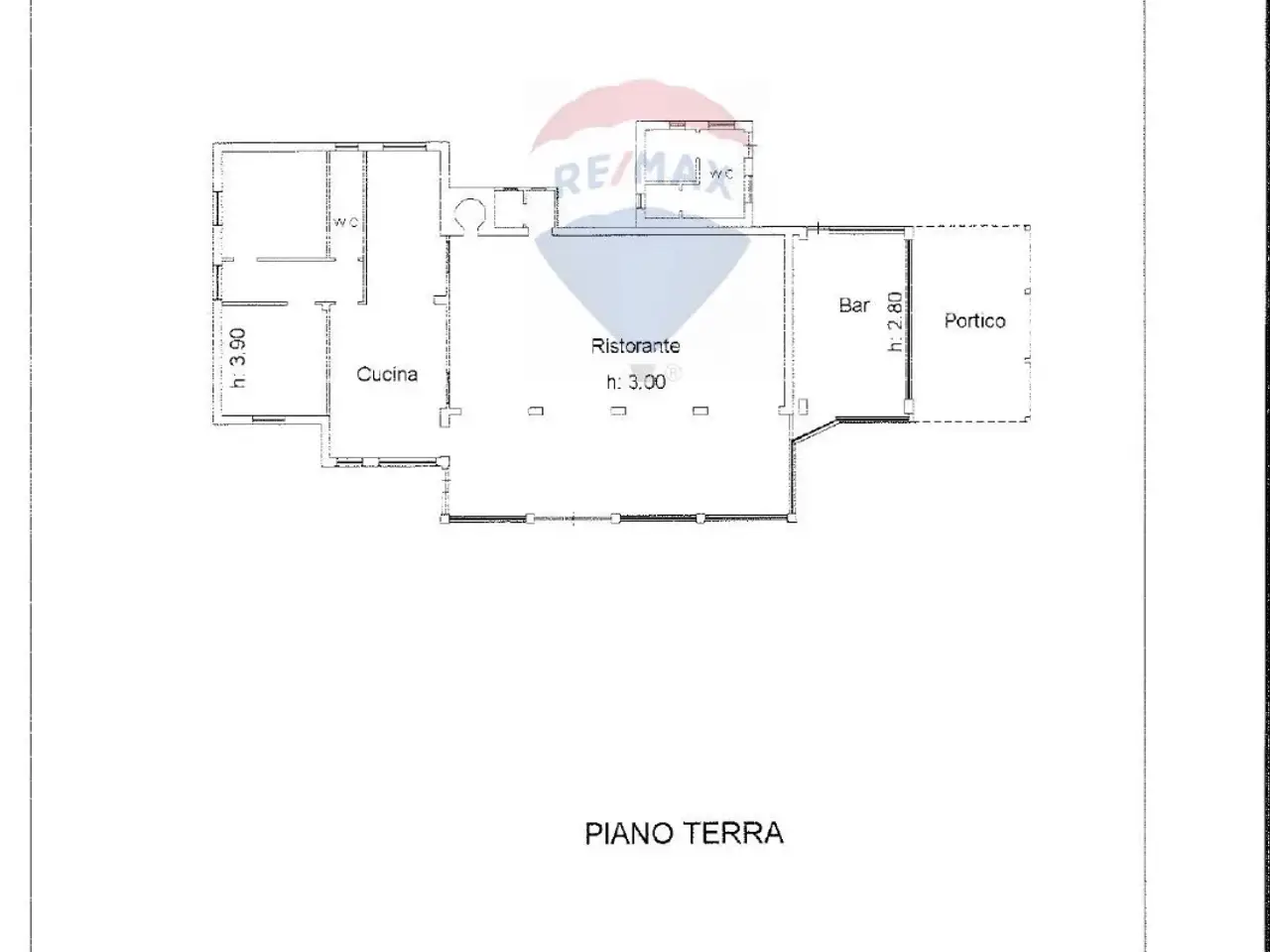 Esercizio commerciale in Via Navaccia 12, Tuoro Sul Trasimeno, {3} - Planimetria 1