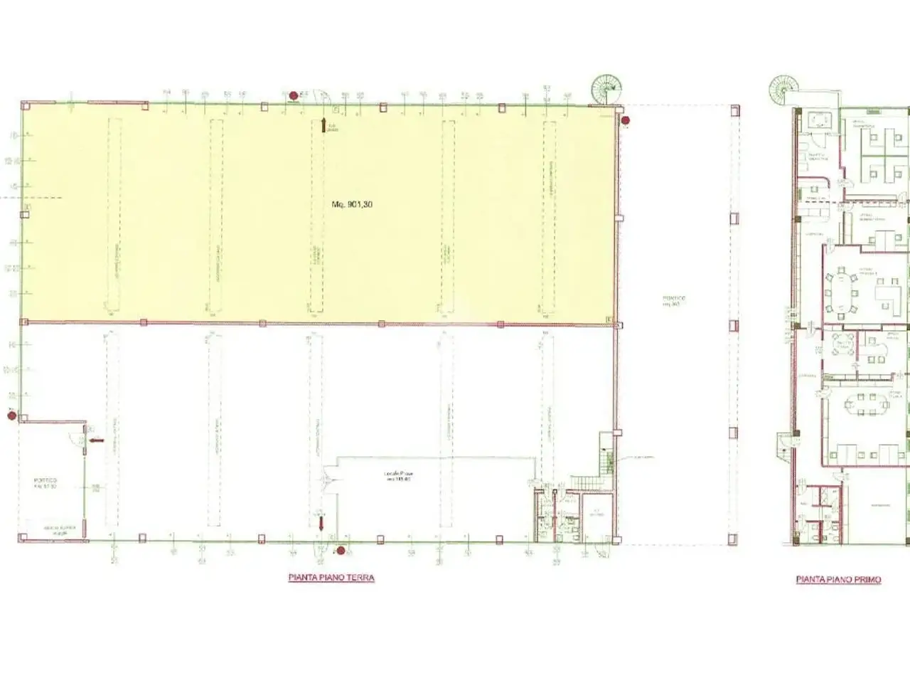 Capannone in Via per Medole 1, Castel Goffredo, {3} - Planimetria 1