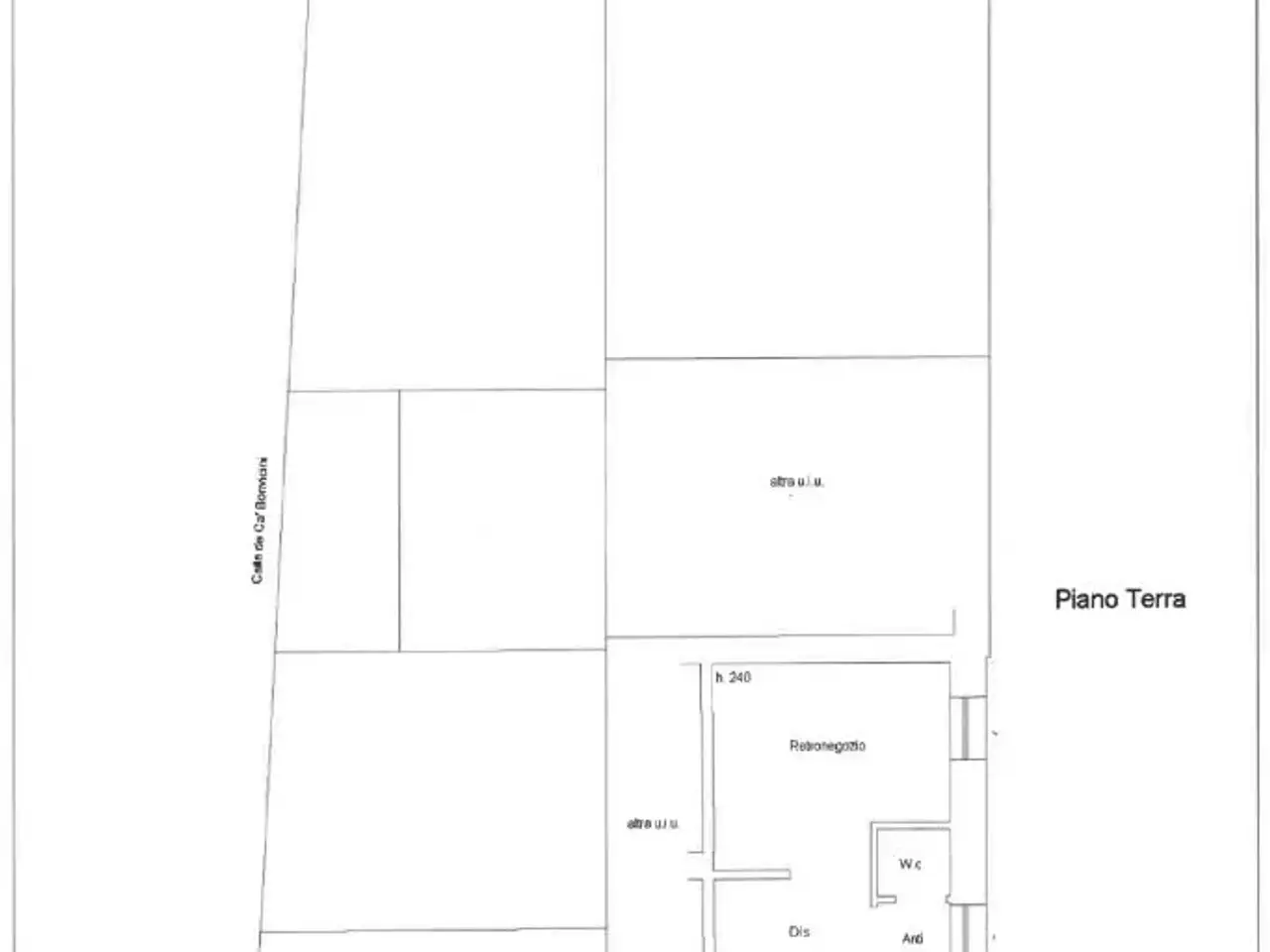 Negozio in Calle Longa 3000, Venezia, {3} - Planimetria 1