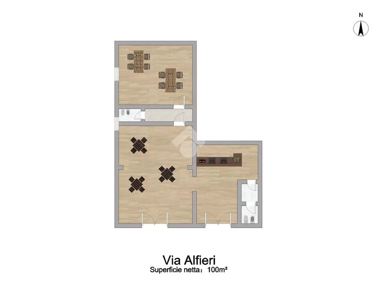 Magazzino in Via Alfieri 20, Corigliano-Rossano, {3} - Planimetria 1