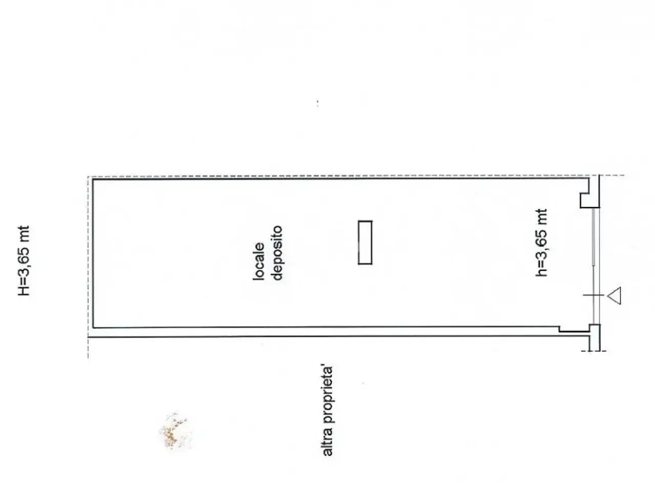 Magazzino in Via Caduti sul Lavoro, Casagiove, {3} - Planimetria 1