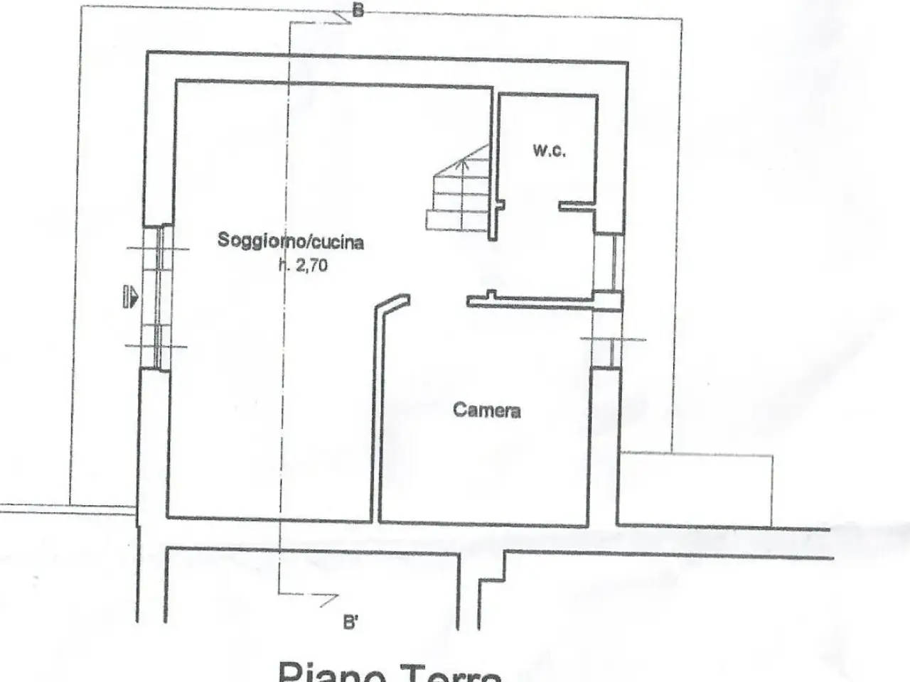 Quadrilocale in vendita, Via della Repubblica, Monteroni D'Arbia - Planimetria 1
