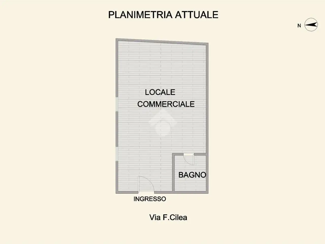 Negozio in Via Francesco Cilea 1, Brindisi, {3} - Planimetria 1