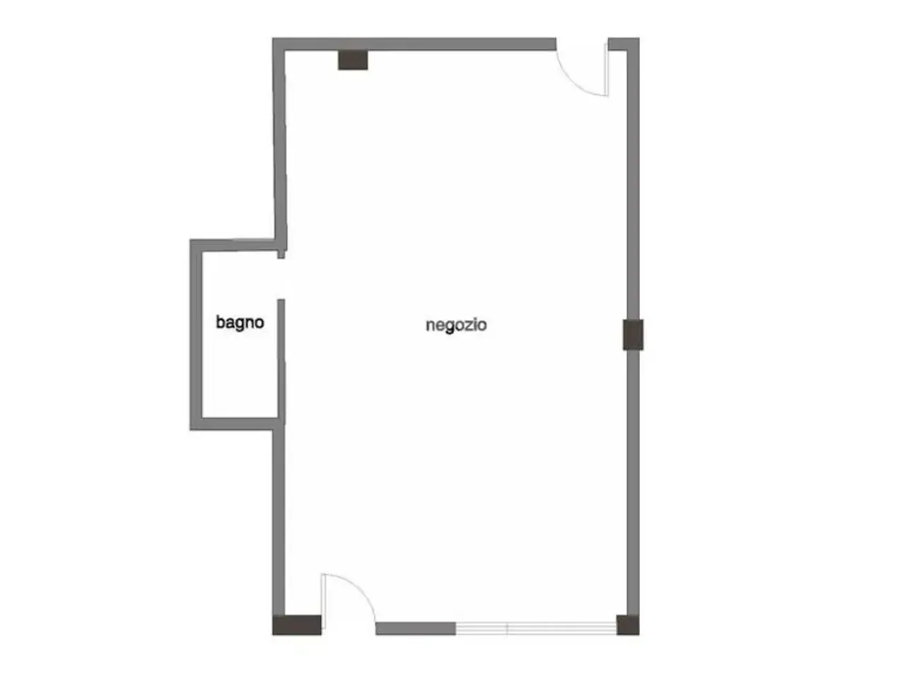 Negozio in Via Chiara Varotari 3, Rubano, {3} - Planimetria 1