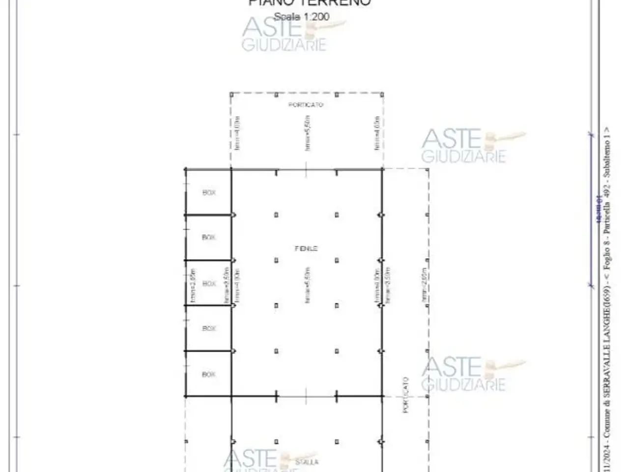 Fabbricato misto in Loc. Bricco, Bossolasco, {3} - Planimetria 1