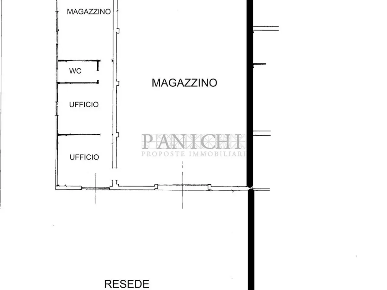 Capannone in , Asciano, {3} - Planimetria 1