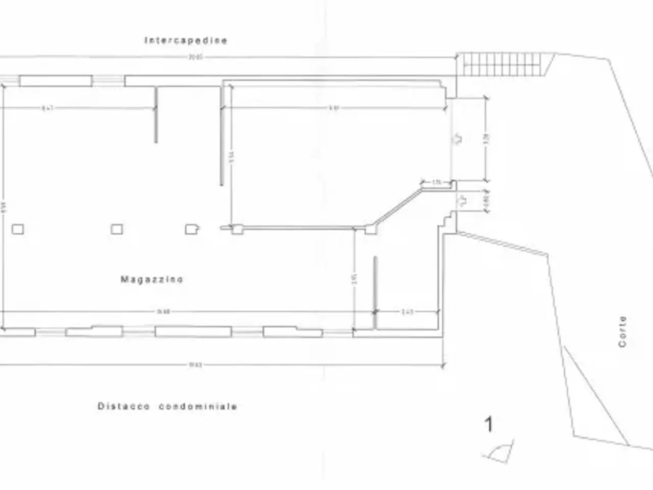 Magazzino in Via Villa Berrone, Campomorone, {3} - Planimetria 1