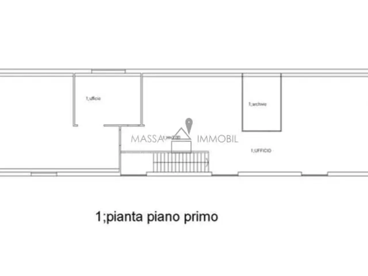Ufficio in Via Bartolomeo Ordonez 32, Carrara, {3} - Planimetria 1