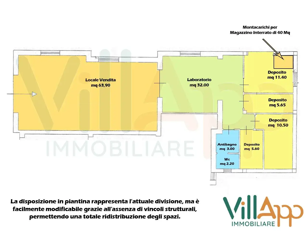 Negozio in Via Madonna delle Grazie, Fondi, {3} - Planimetria 1