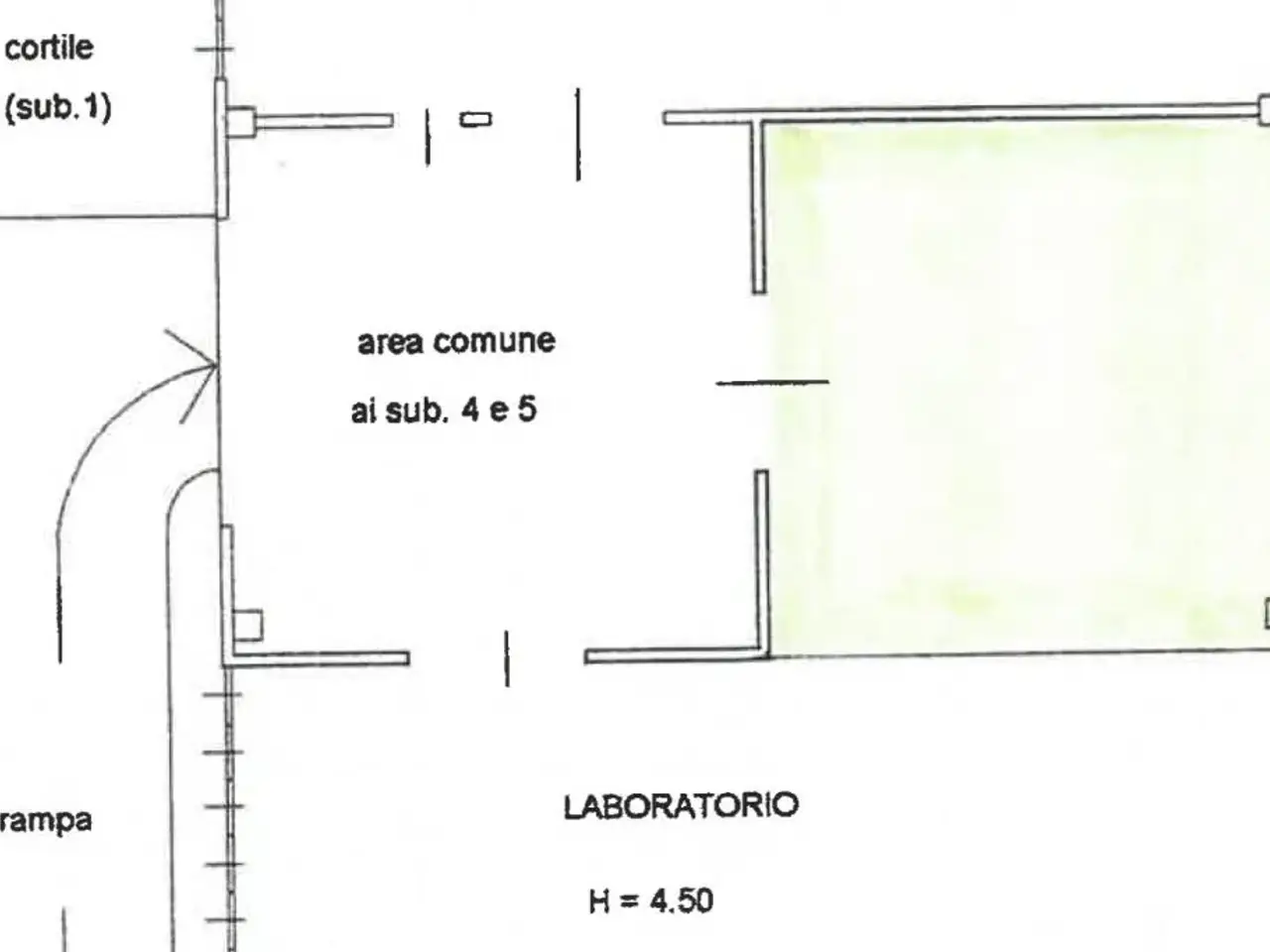 Magazzino in Via Giovanni Pascoli 16, Meda, {3} - Planimetria 1