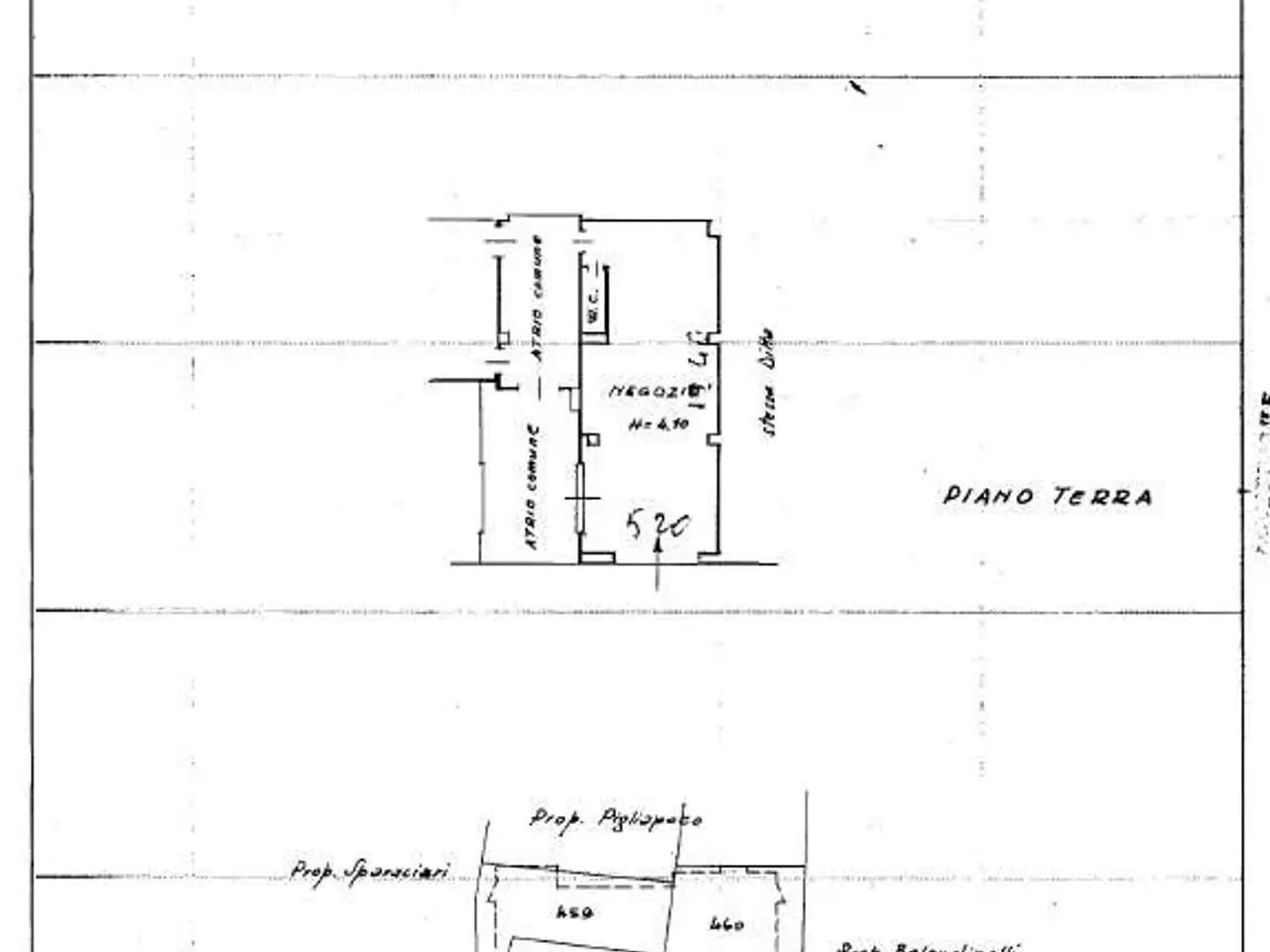 Negozio in Via Mura Occidentali 5, Jesi, {3} - Planimetria 1