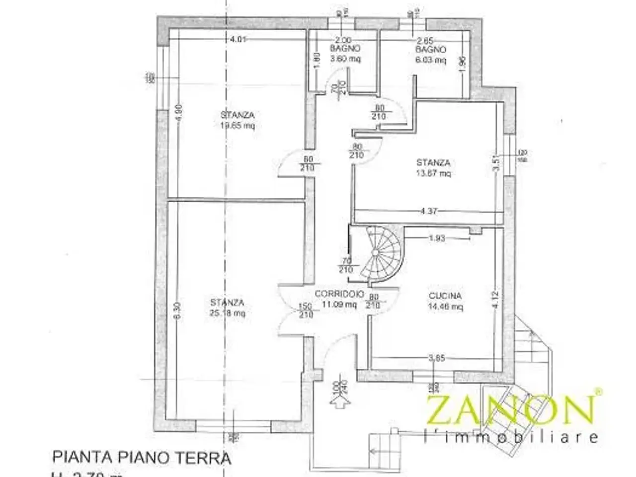 Casa indipendente in vendita, Via Leonardo da Vinci, Monfalcone - Planimetria 1