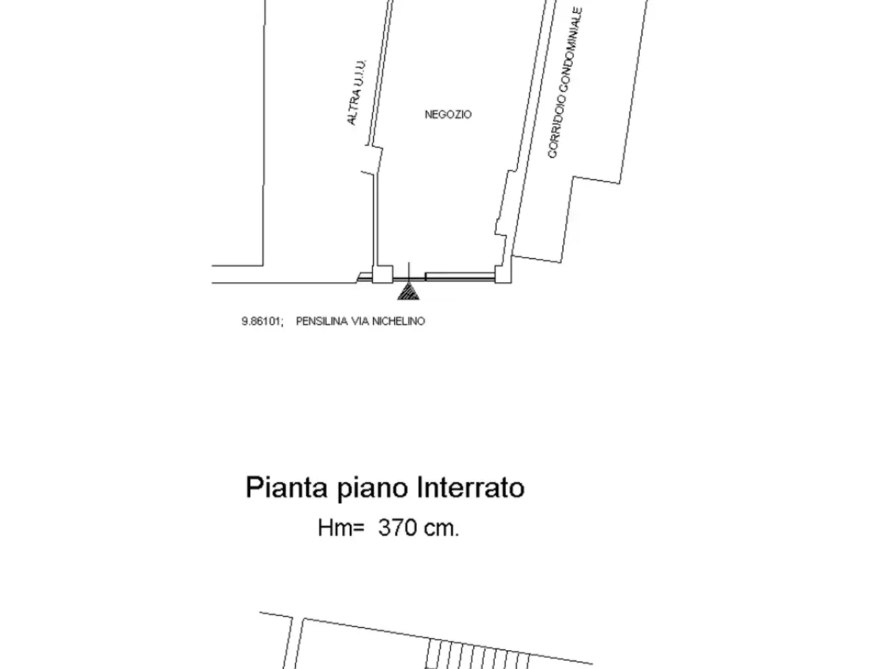 Negozio in Via Nichelino 14, Torino, {3} - Planimetria 1