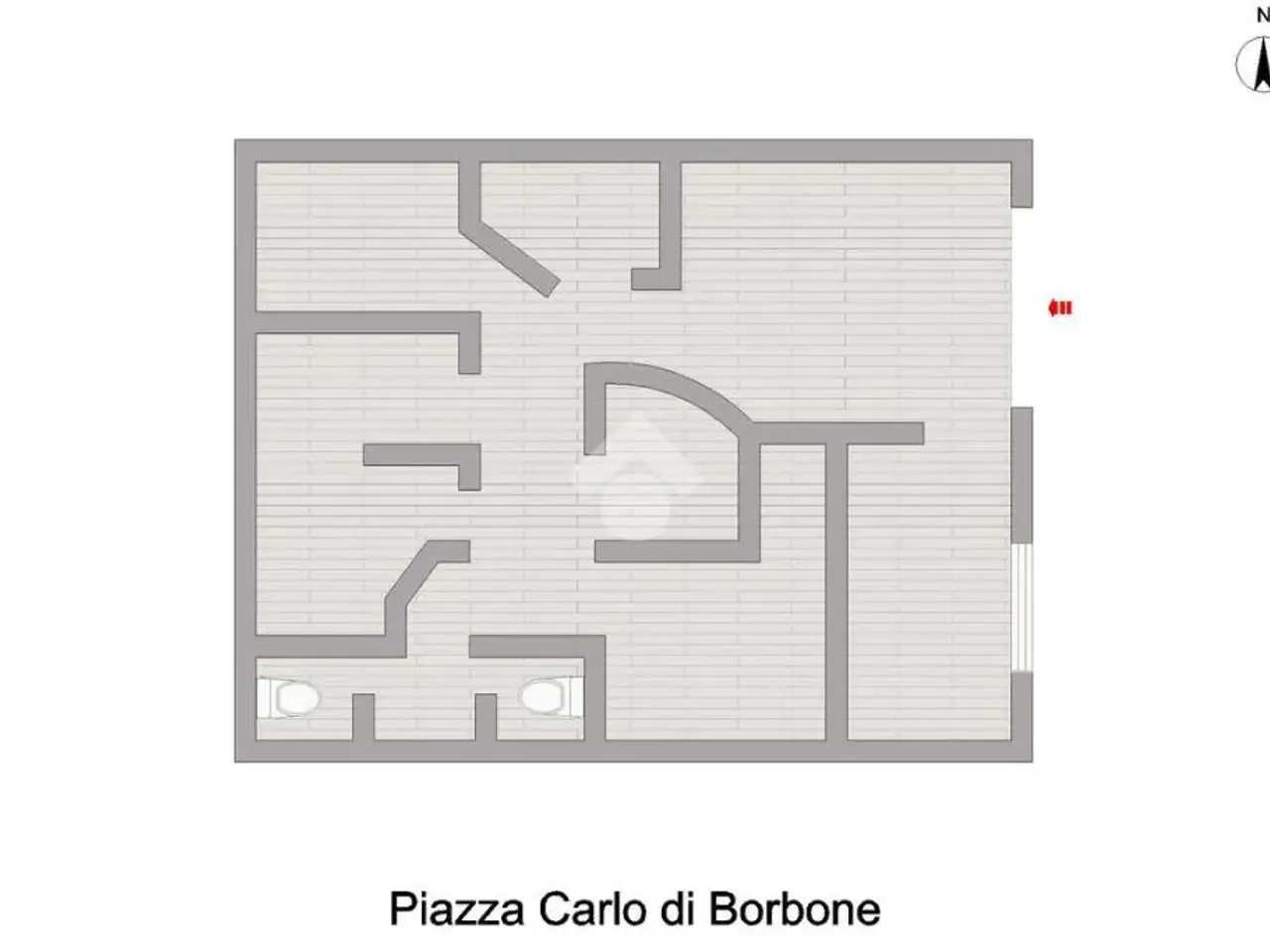 Negozio in Piazza Carlo di Borbone 34, San Giorgio A Cremano, {3} - Planimetria 1