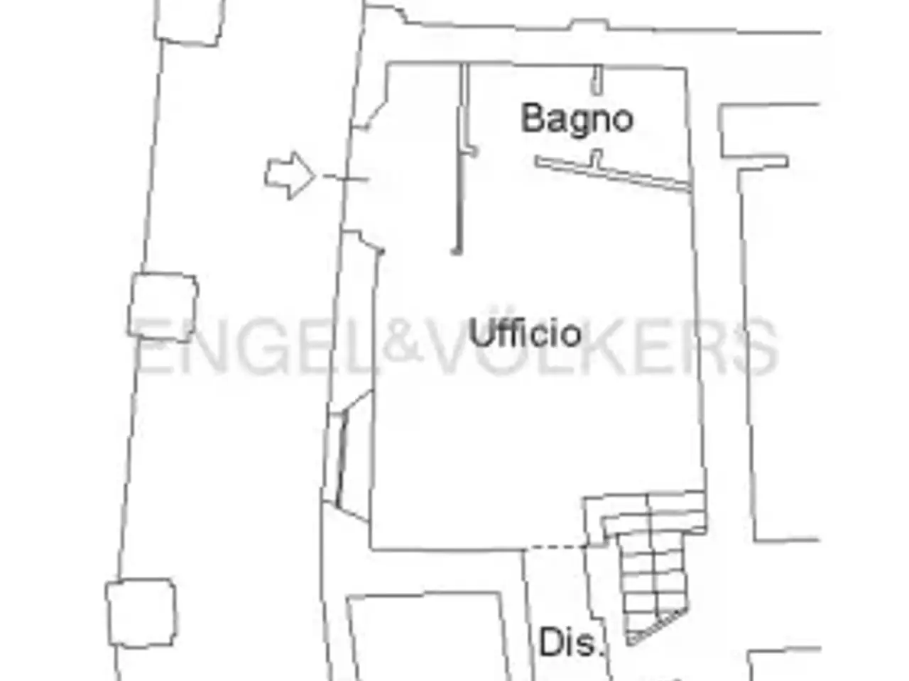 Ufficio in Via Val d'Aposa 10/2, Bologna, {3} - Planimetria 1