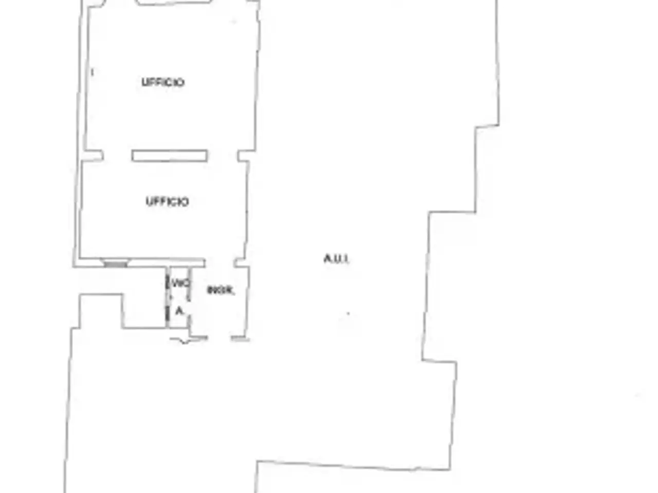 Ufficio in Corso d'Augusto 181, Rimini, {3} - Planimetria 1