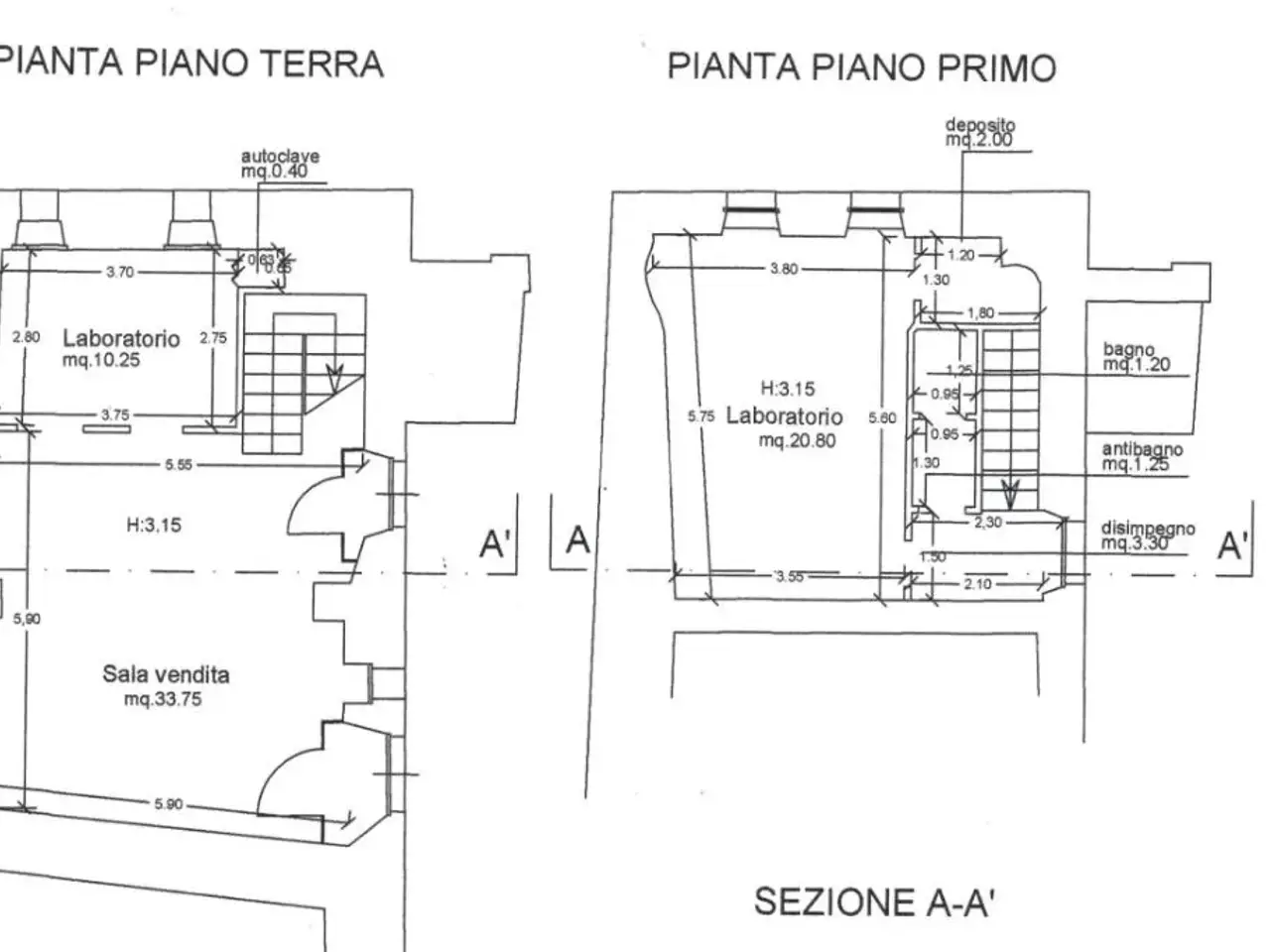 Negozio in Via San Francesco 27, Alatri, {3} - Planimetria 1
