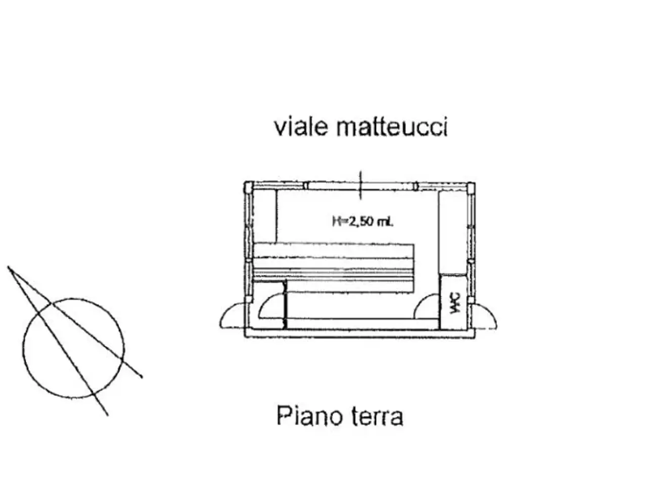 Negozio in Viale Matteucci 1, Rieti, {3} - Planimetria 1