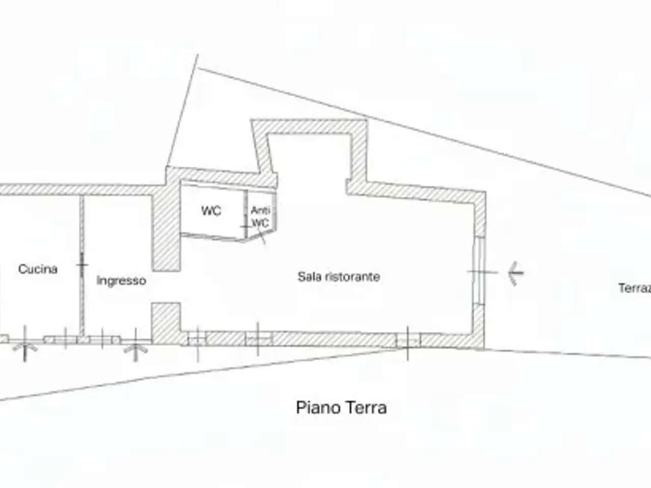 Ristorante in Frazione Deveys 1, Salbertrand, {3} - Planimetria 1