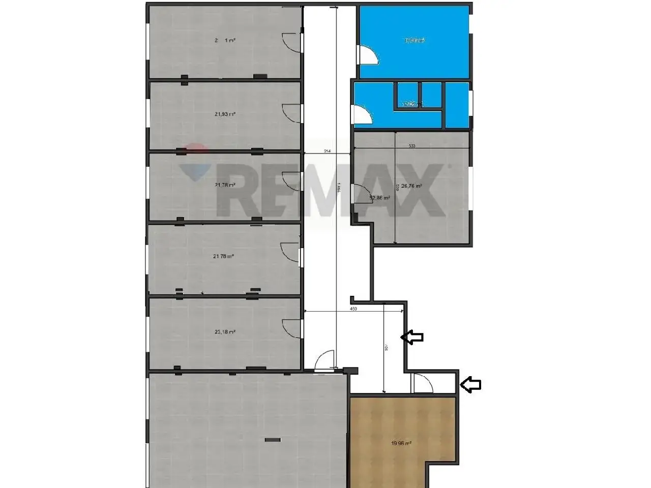 Ufficio in Via Nazionale delle Puglie 312, Casoria, {3} - Planimetria 1