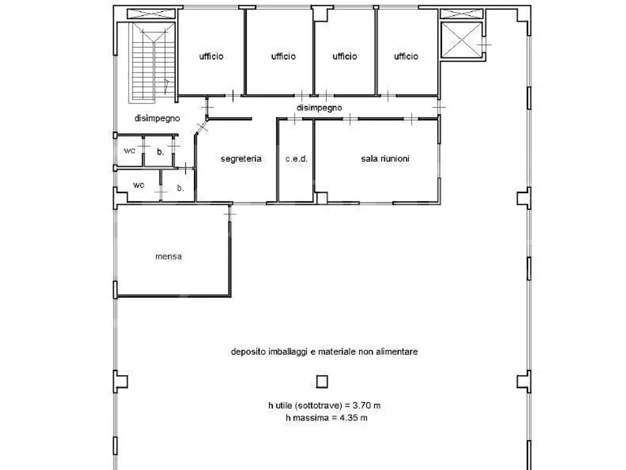 Ufficio in Via dei Calafati 7, Molfetta, {3} - Planimetria 1