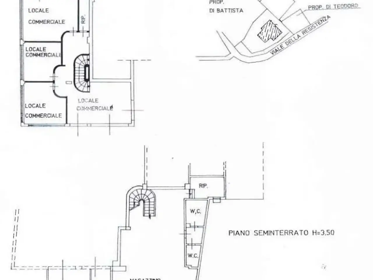 Negozio in Via della Resistenza 19, Teramo, {3} - Planimetria 1