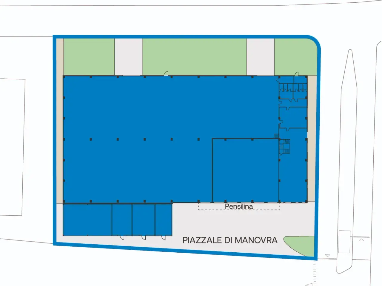Capannone in Via Giuseppe di Vittorio, San Giuliano Milanese, {3} - Planimetria 1