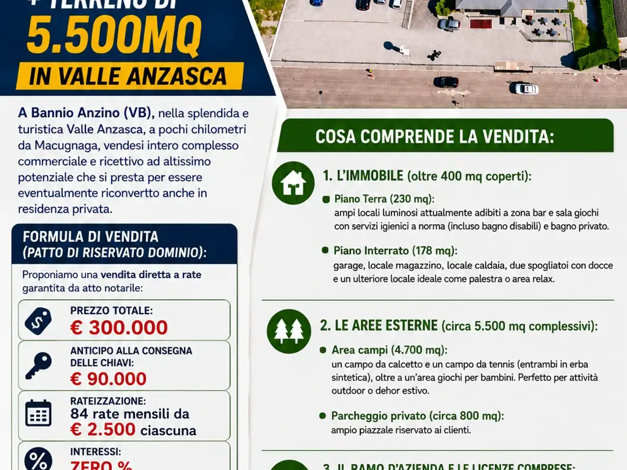 Immobile commerciale in Via Monte Rosa, Bannio Anzino, {3} - Foto 1