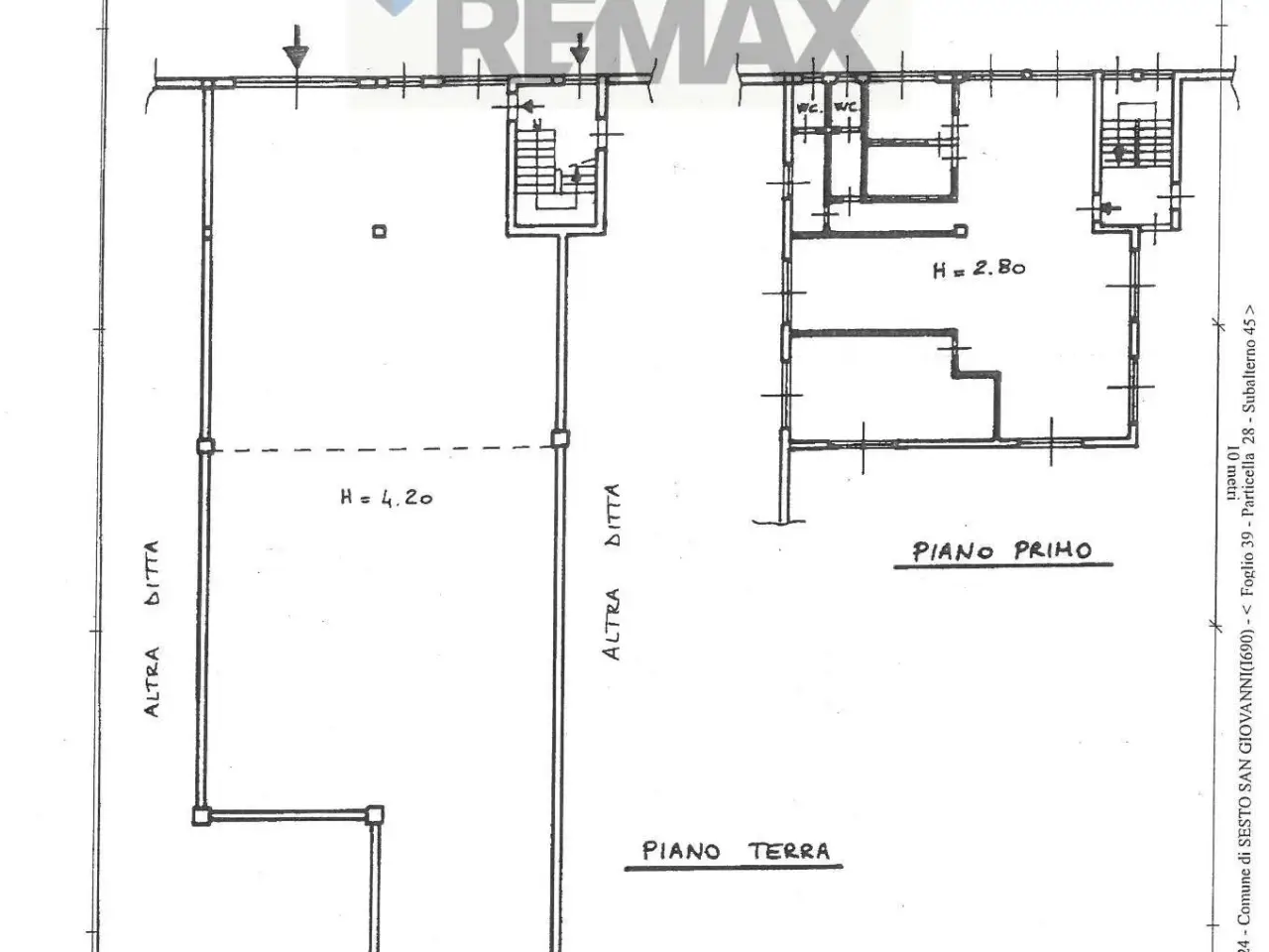 Capannone in Viale Rimembranze 54, Sesto San Giovanni, {3} - Planimetria 1