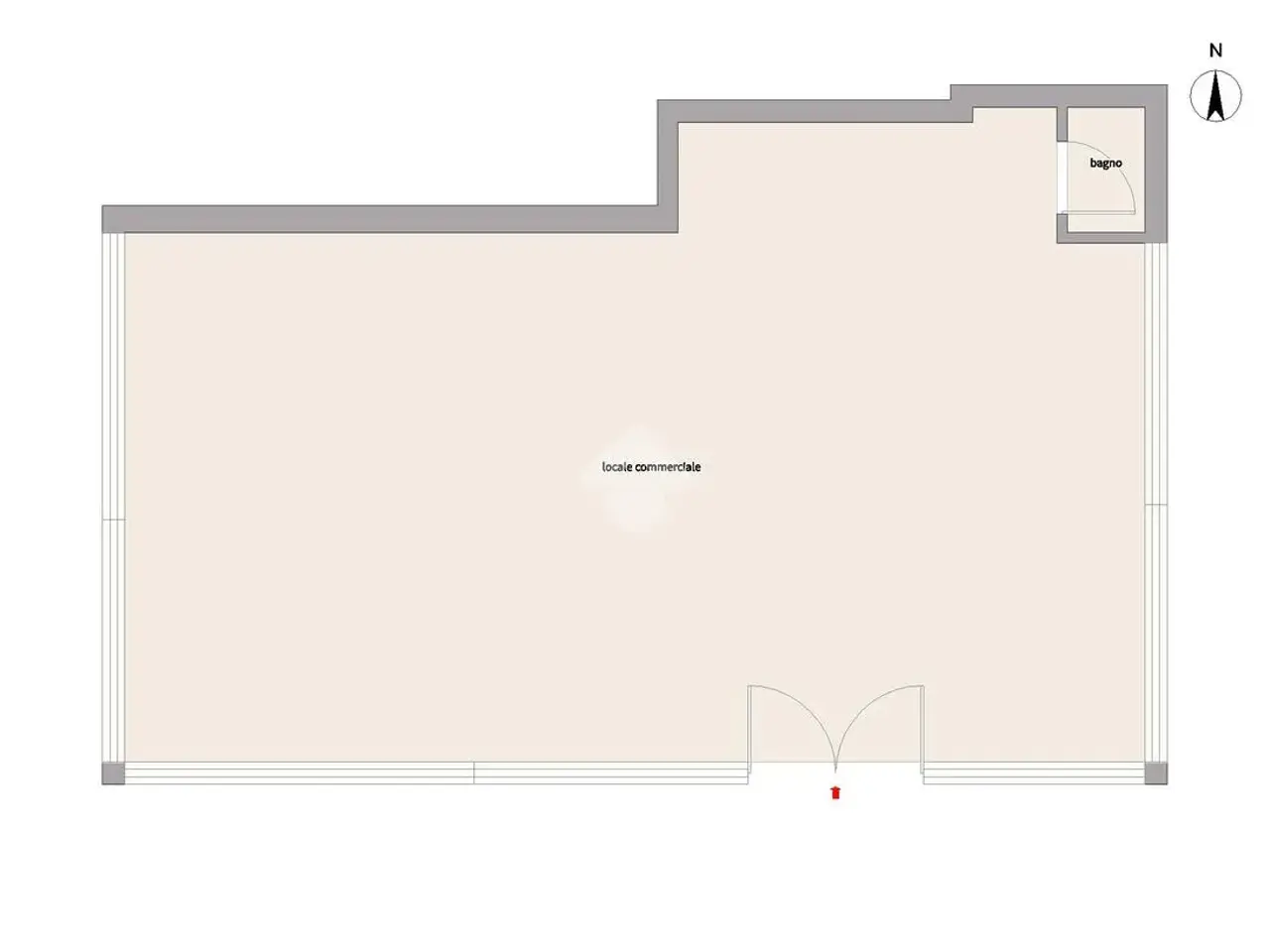 Negozio in Via Nazionale 160, Piancogno, {3} - Planimetria 1