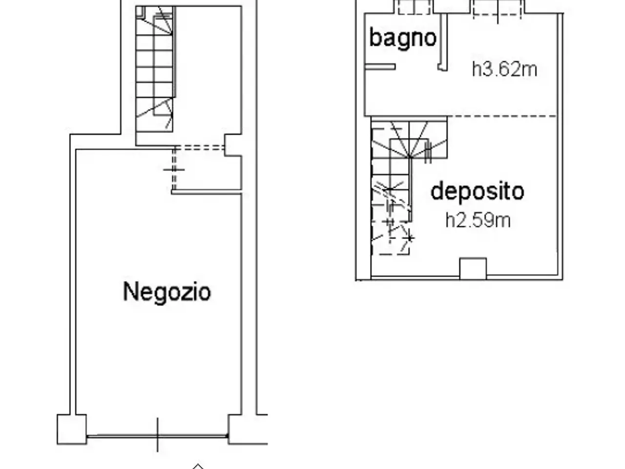 Negozio in Via Washington 82, Milano, {3} - Planimetria 1
