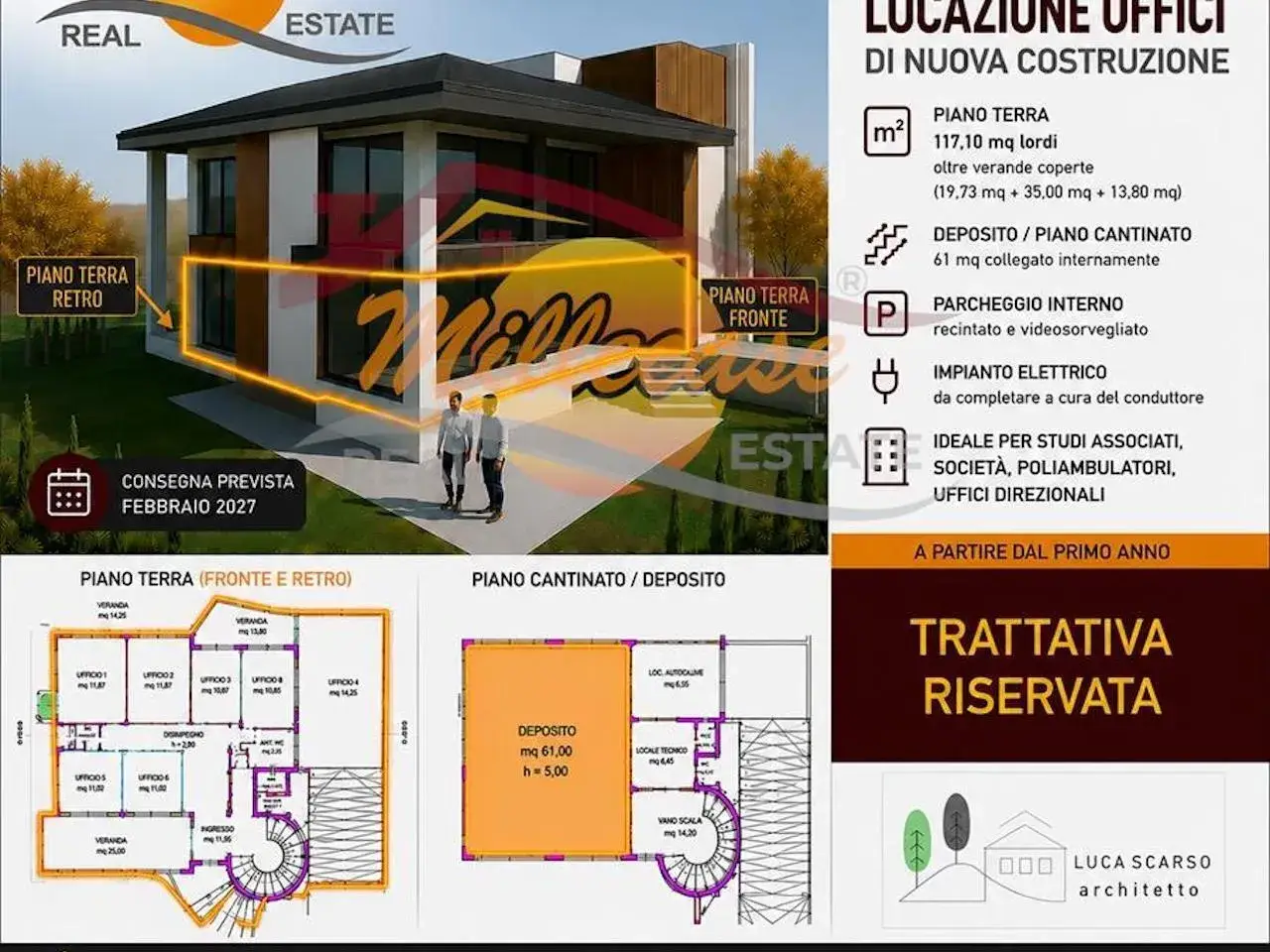 Ufficio in Via Renato Randazzo 1, Siracusa, {3} - Foto 1