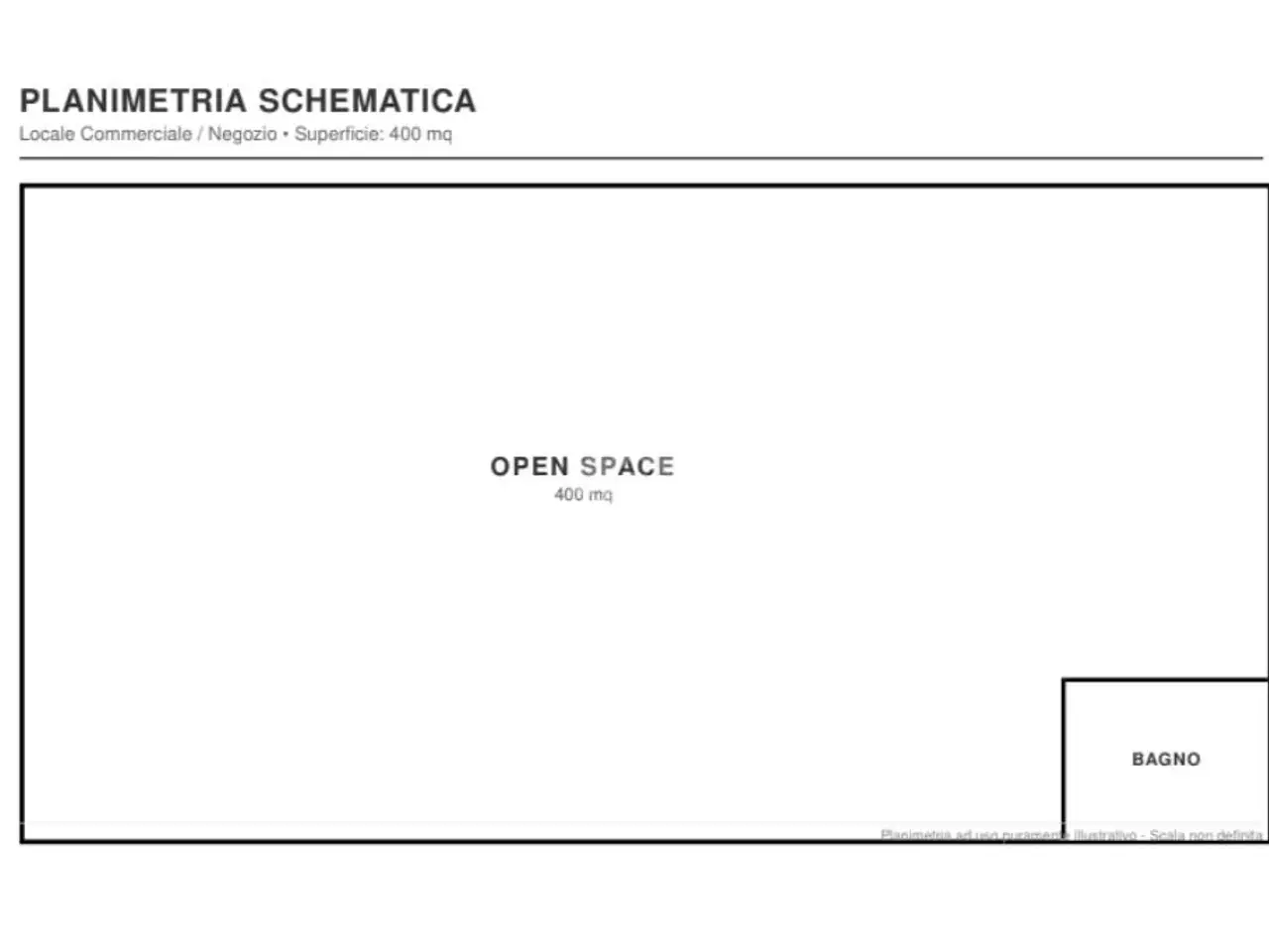 Negozio in Via Fenilazzo 1, Rudiano, {3} - Planimetria 1