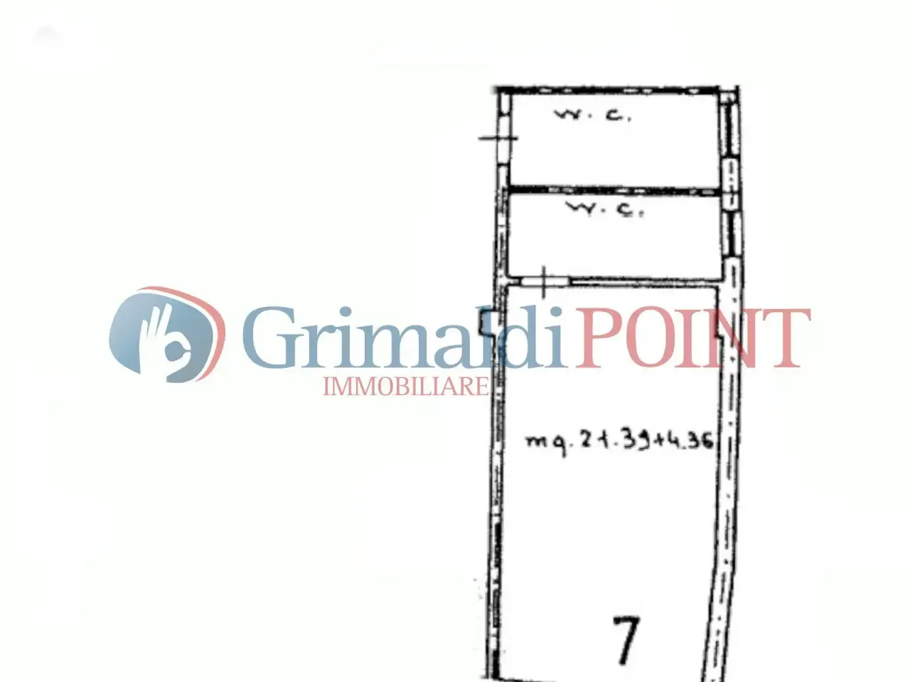 Negozio in Via G. Oberdan 63b, Lecce, {3} - Planimetria 1