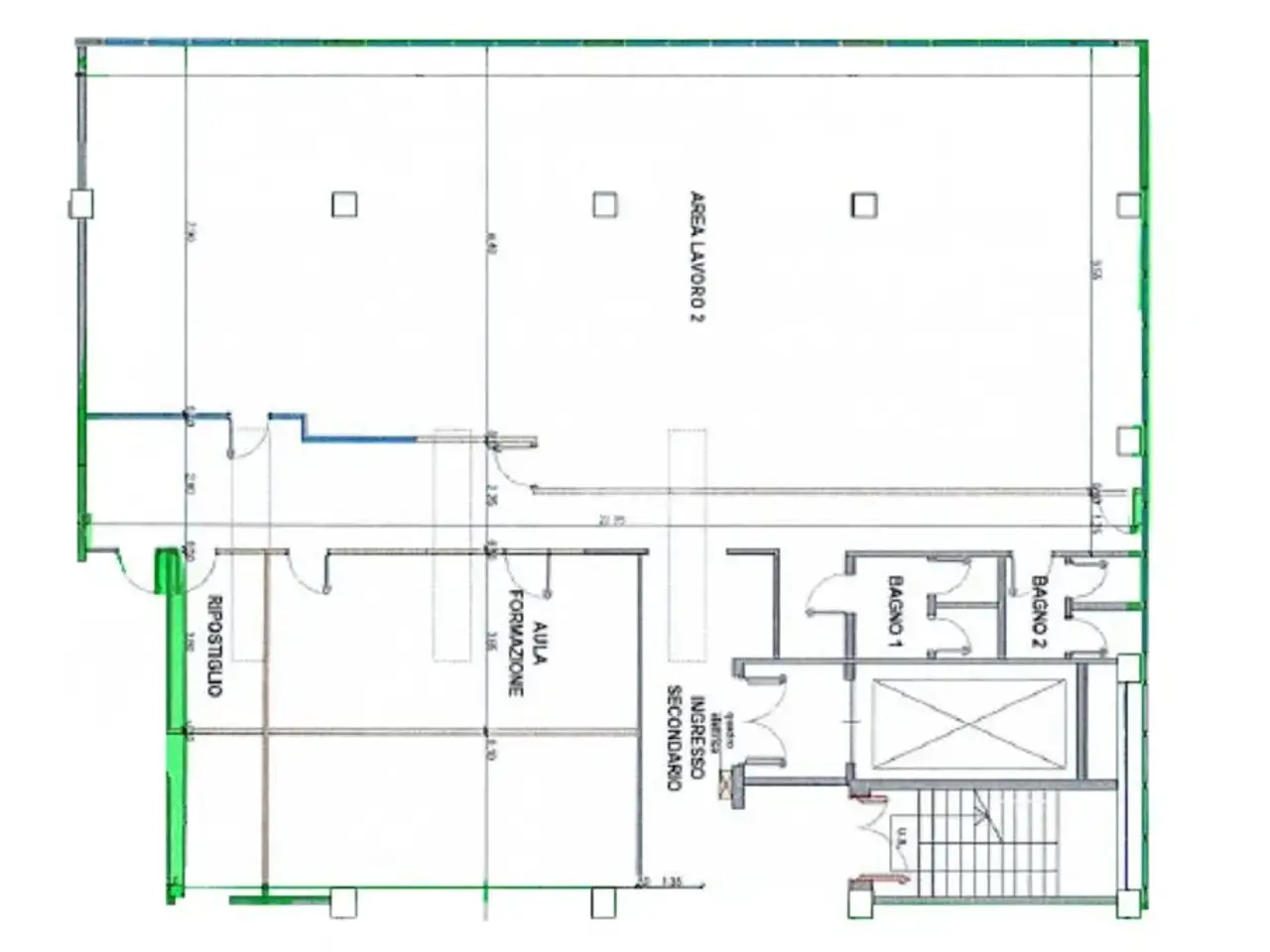 Laboratorio in Via Salvo d'Acquisto 29, Concorezzo, {3} - Planimetria 1