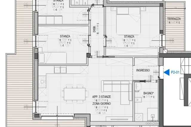 Appartamenti di nuova costruzione in Via San Daniele Comboni, Trento - Foto 1