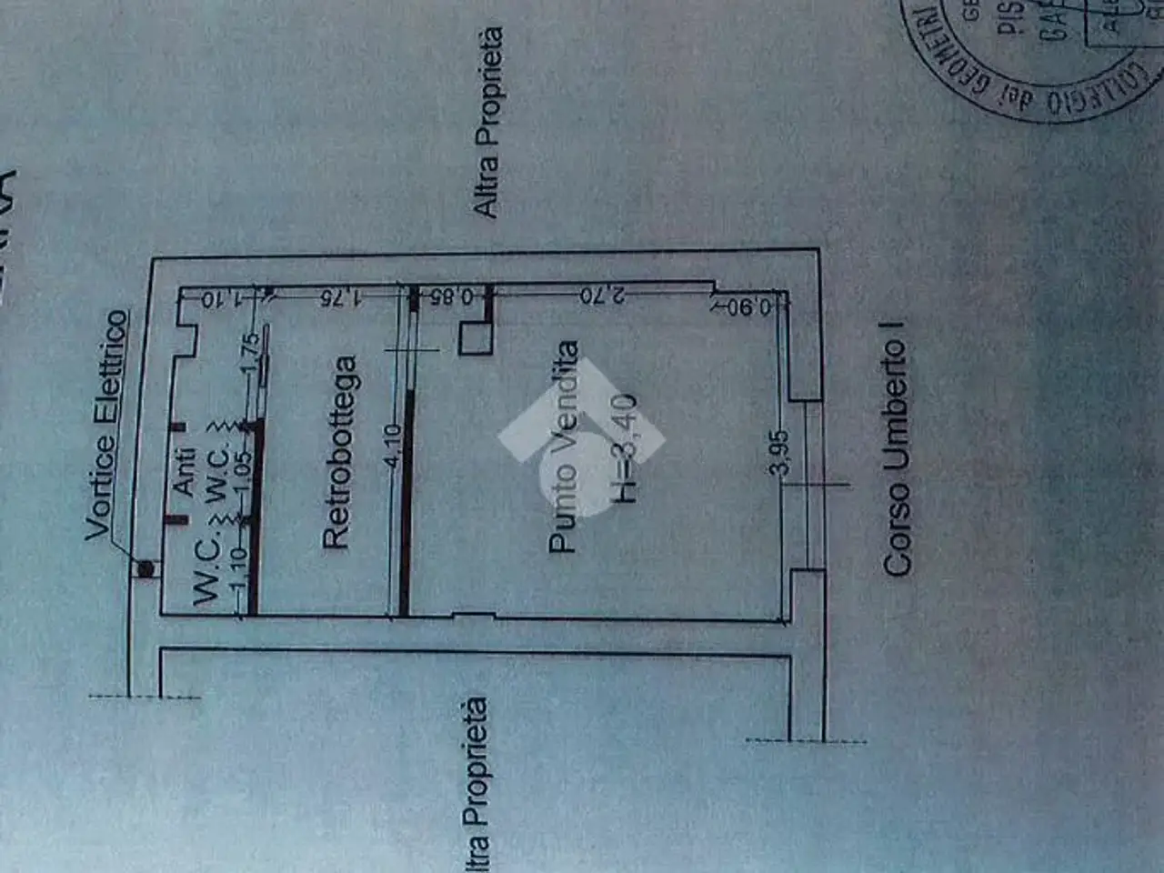 Negozio in Corso Umberto I 153, Pozzuoli, {3} - Planimetria 1