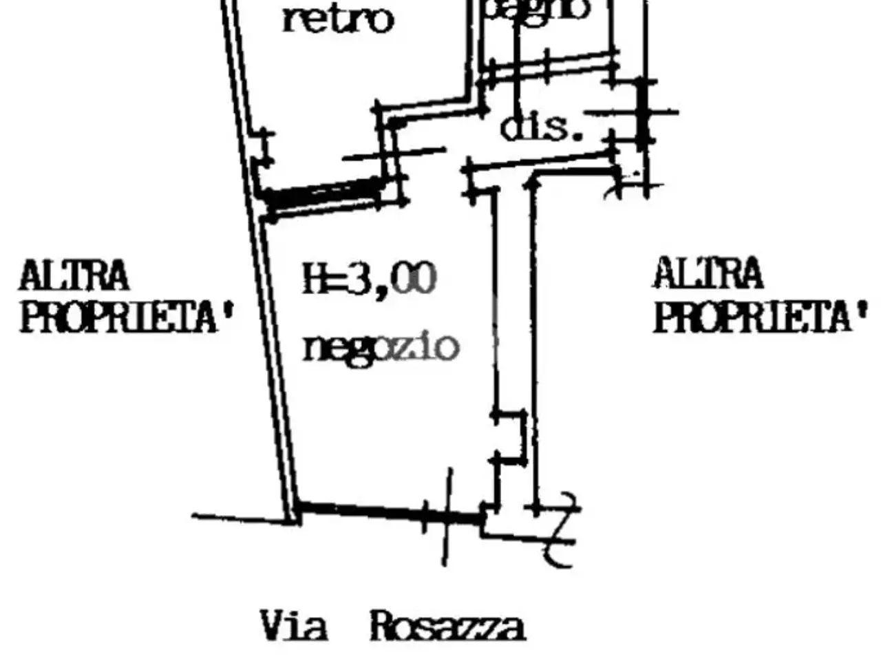 Negozio in Via Fratelli Rosazza 31, Biella, {3} - Planimetria 1