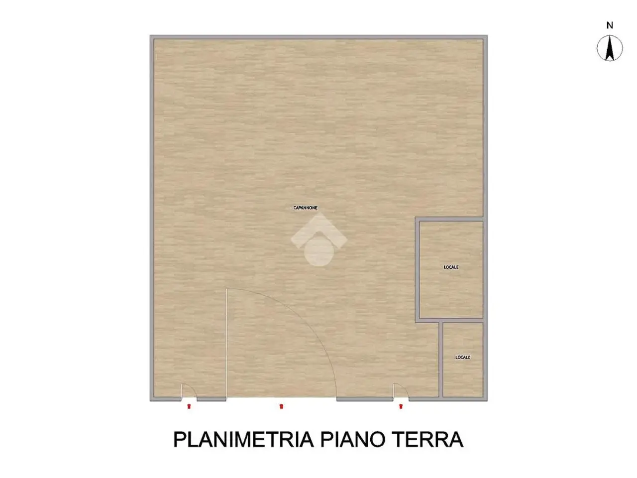 Capannone in Via Silvio Ballerini 11, Piacenza, {3} - Planimetria 1