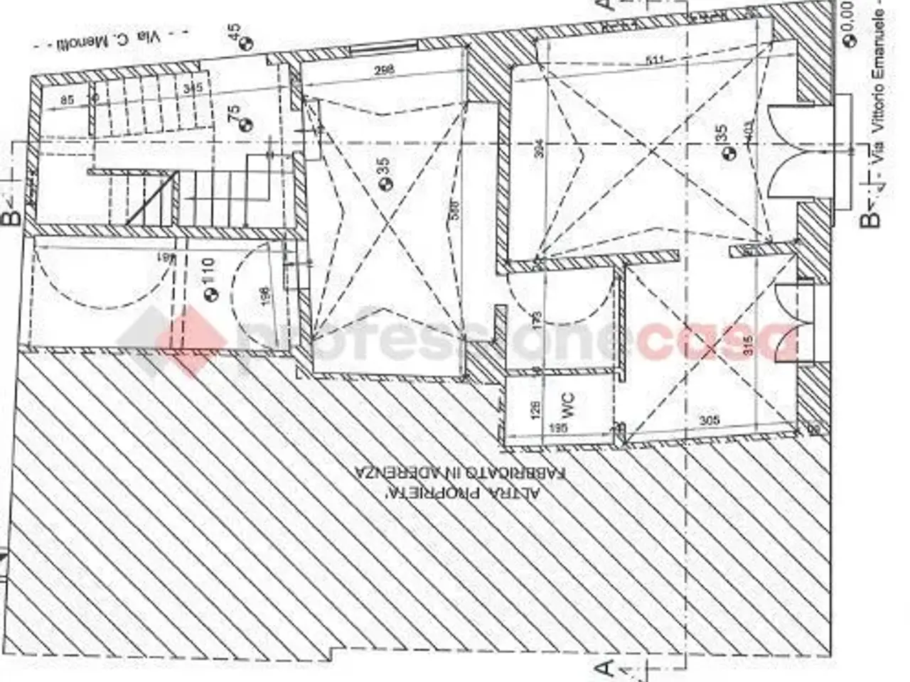 Palazzina commerciale in Via Vittorio Emanuele Angolo Via Ciro Menotti  1, Maruggio, {3} - Planimetria 1