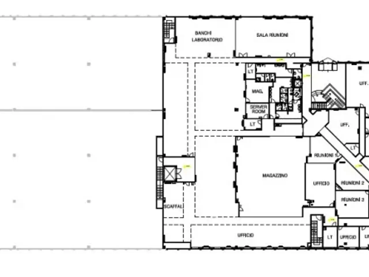 Ufficio in Via Alcide De Gasperi 106, Rho, {3} - Planimetria 1