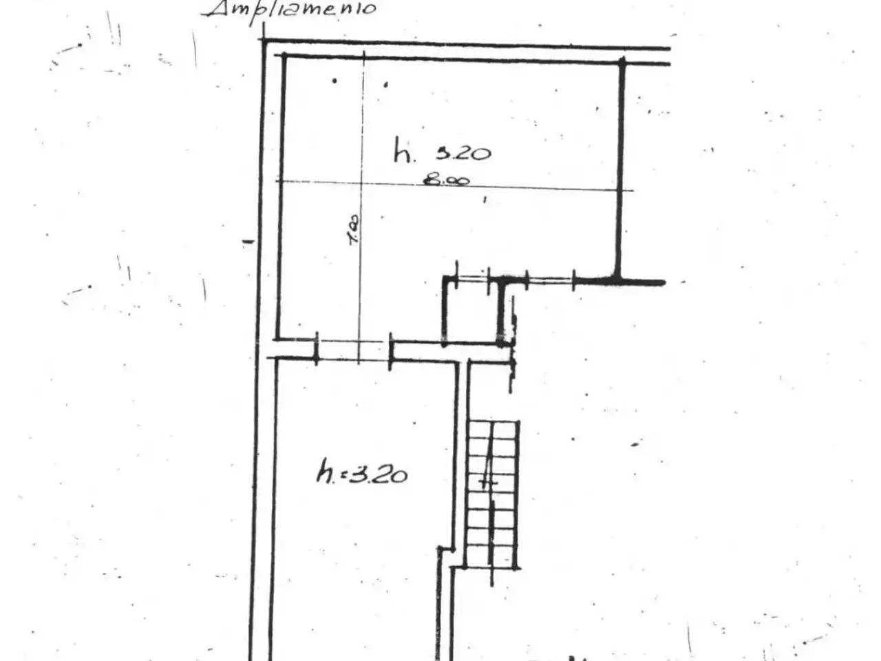 Geschäft in Via Macerata 12, Ancona - Grundriss 1