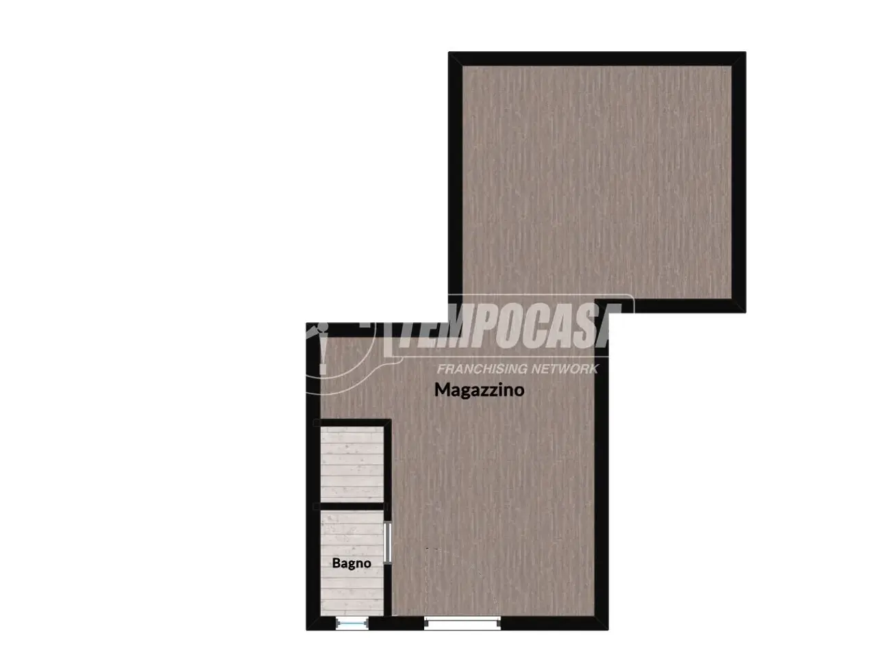 Magazzino in Via Privata Trilussa 15, Milano, {3} - Planimetria 1