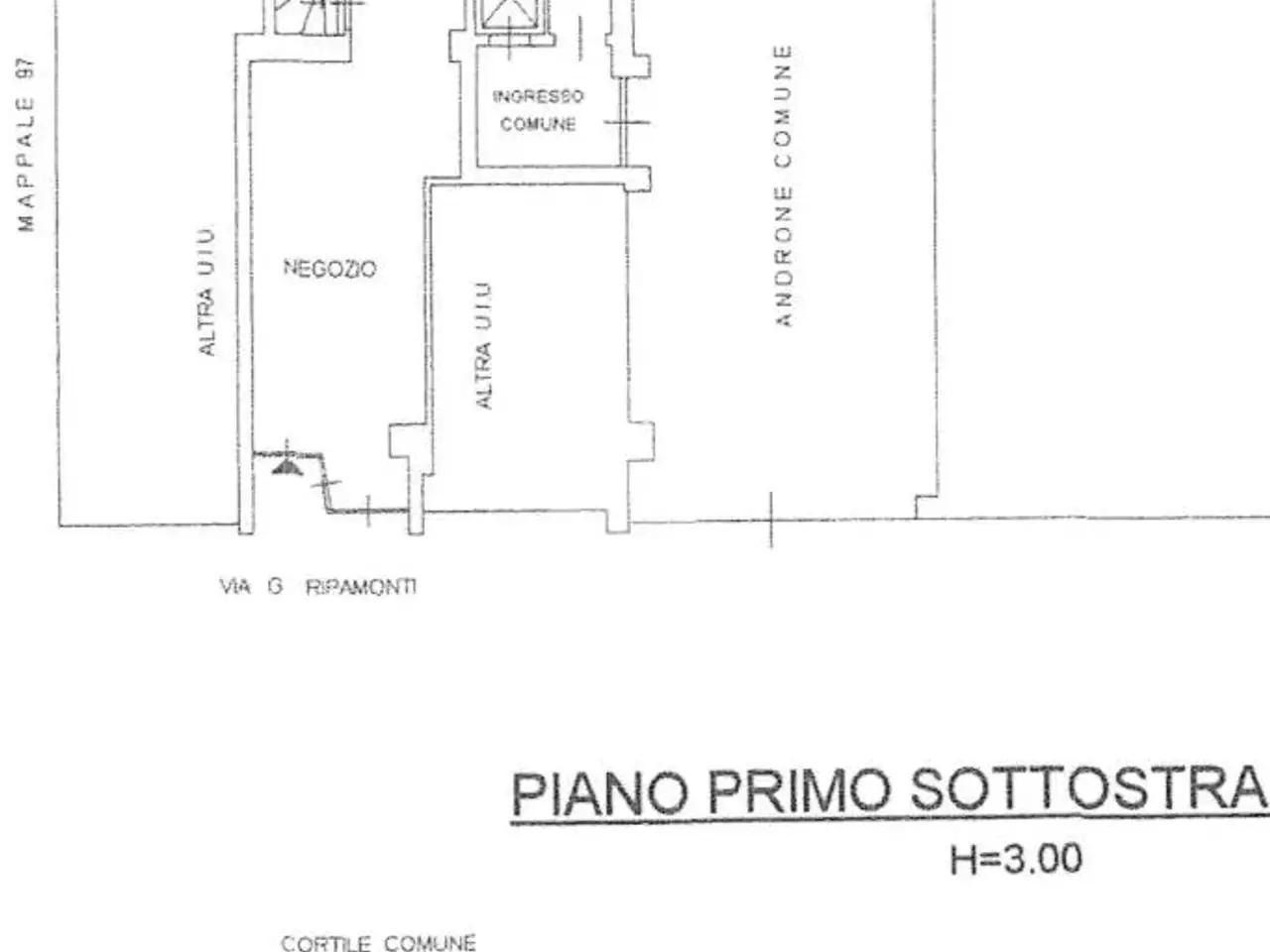 Negozio in Via Giuseppe Ripamonti 195, Milano, {3} - Planimetria 1
